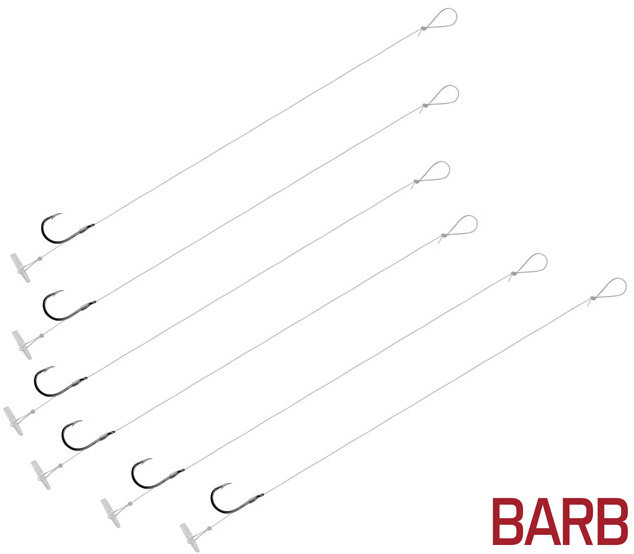 Delphin Návazec FLR Quic kstop BARB 8 cm 0,22 mm Velikost 8 6 ks