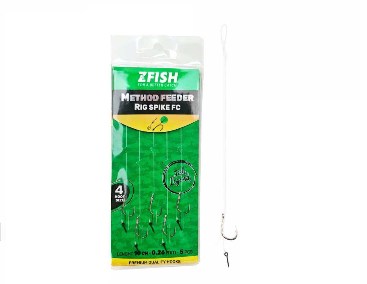 Zfish Návazec Method Feeder Rig Spike FC Velikost 10 5 ks