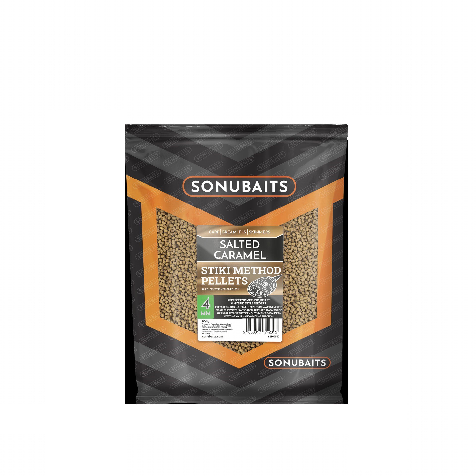 Sonubaits Stiki Method Pellets Salted Caramel 600 g 4 mm