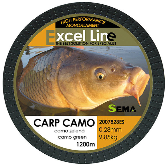 Sema Carp camo green 1200 m 0,33 / 13,1 kg