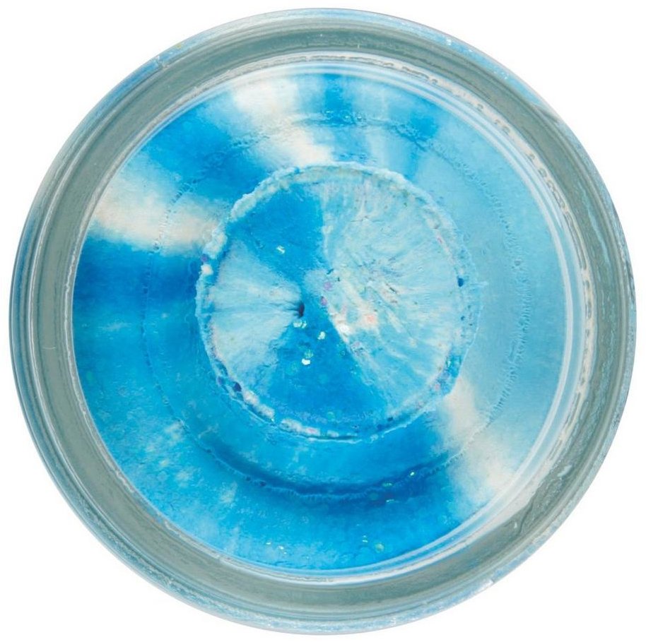 Berkley Těsto Powerbait Natural Glitter Trout Dough Garlic White / Blue 50 g