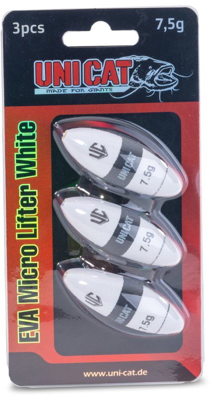 Uni Cat Podvodní splávek EVA Micro Lifter White 3,5 g 3 ks