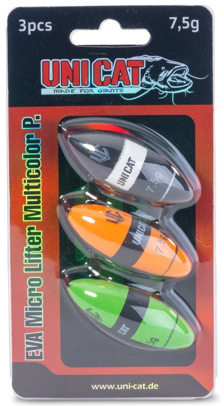 Uni Cat Podvodní splávek EVA Micro Lifter Multicolor 3,5 g 3 ks
