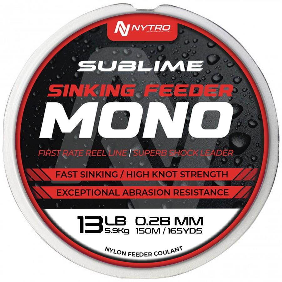 Nytro Sublime Sinking Feeder Mono 150 m 0,18 mm 1,8 kg