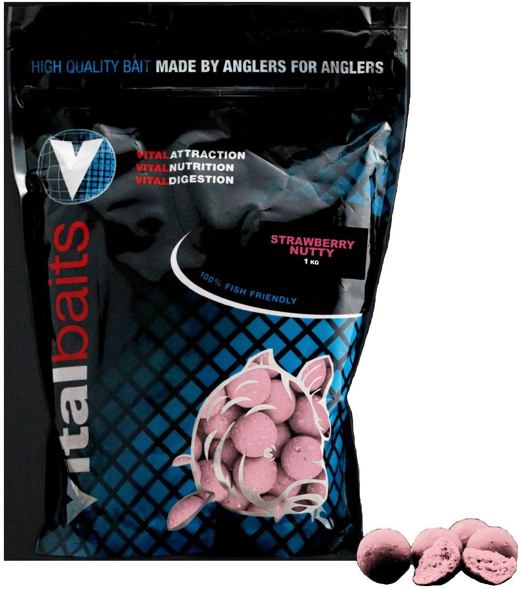 Vitalbaits Strawberry Nutty 1 kg 14 mm