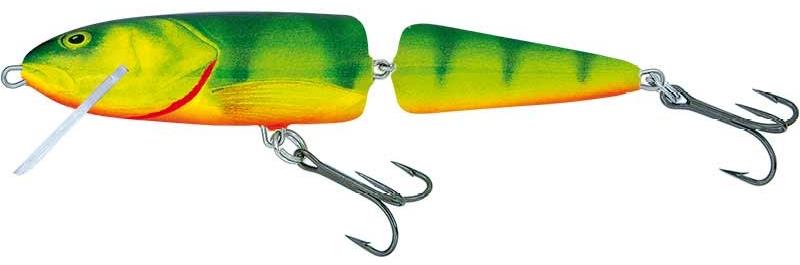 Salmo Wobler White Fish Jointed Floating 13 cm, 18 g Hot Perch
