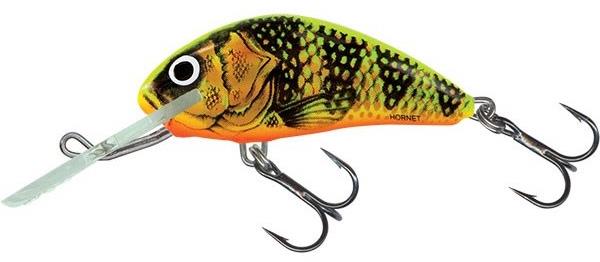 Salmo Wobler Hornet Floating 4 cm, 3 g Gold Fluo Perch