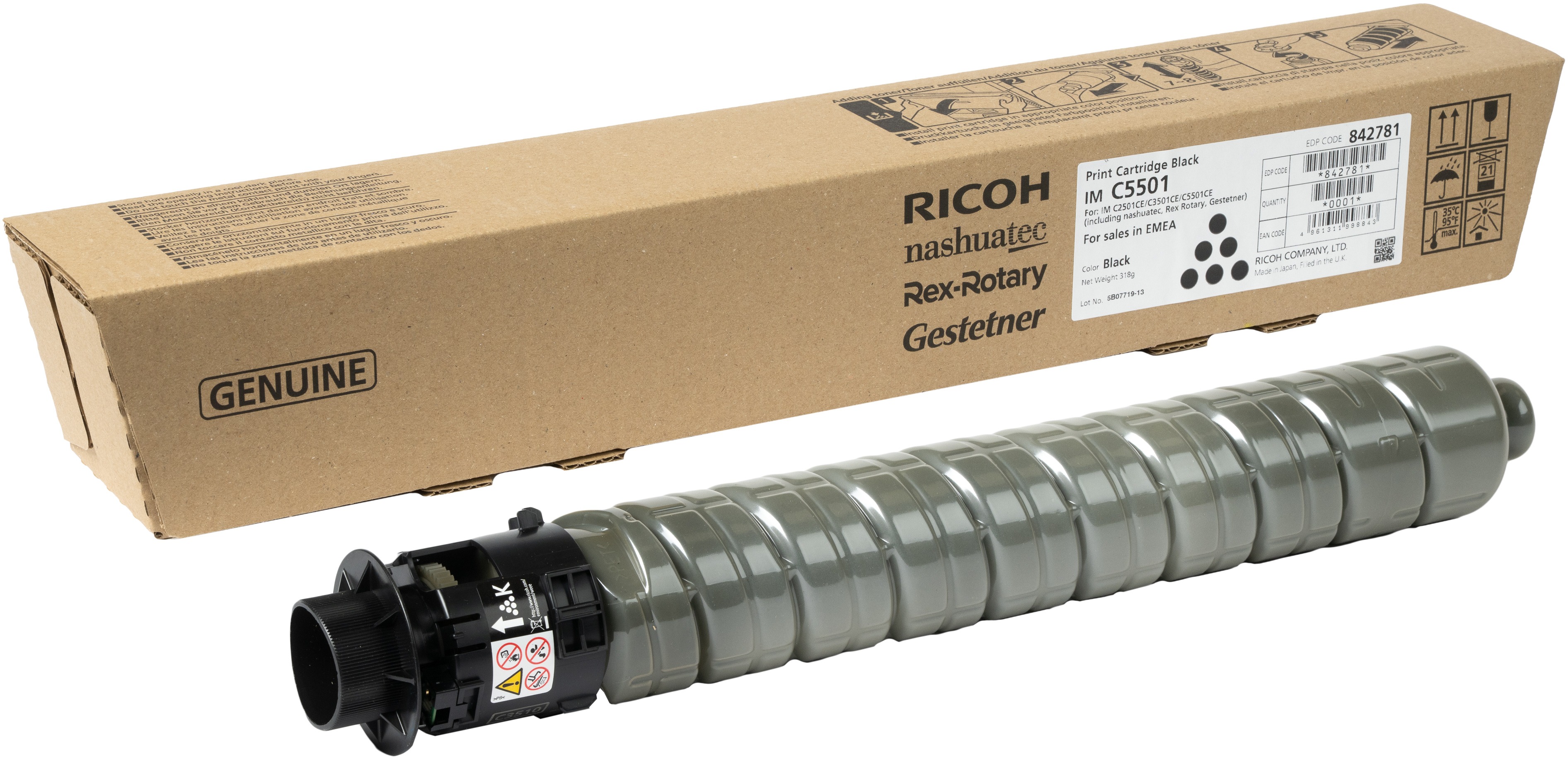 Ricoh IM C5501 černý