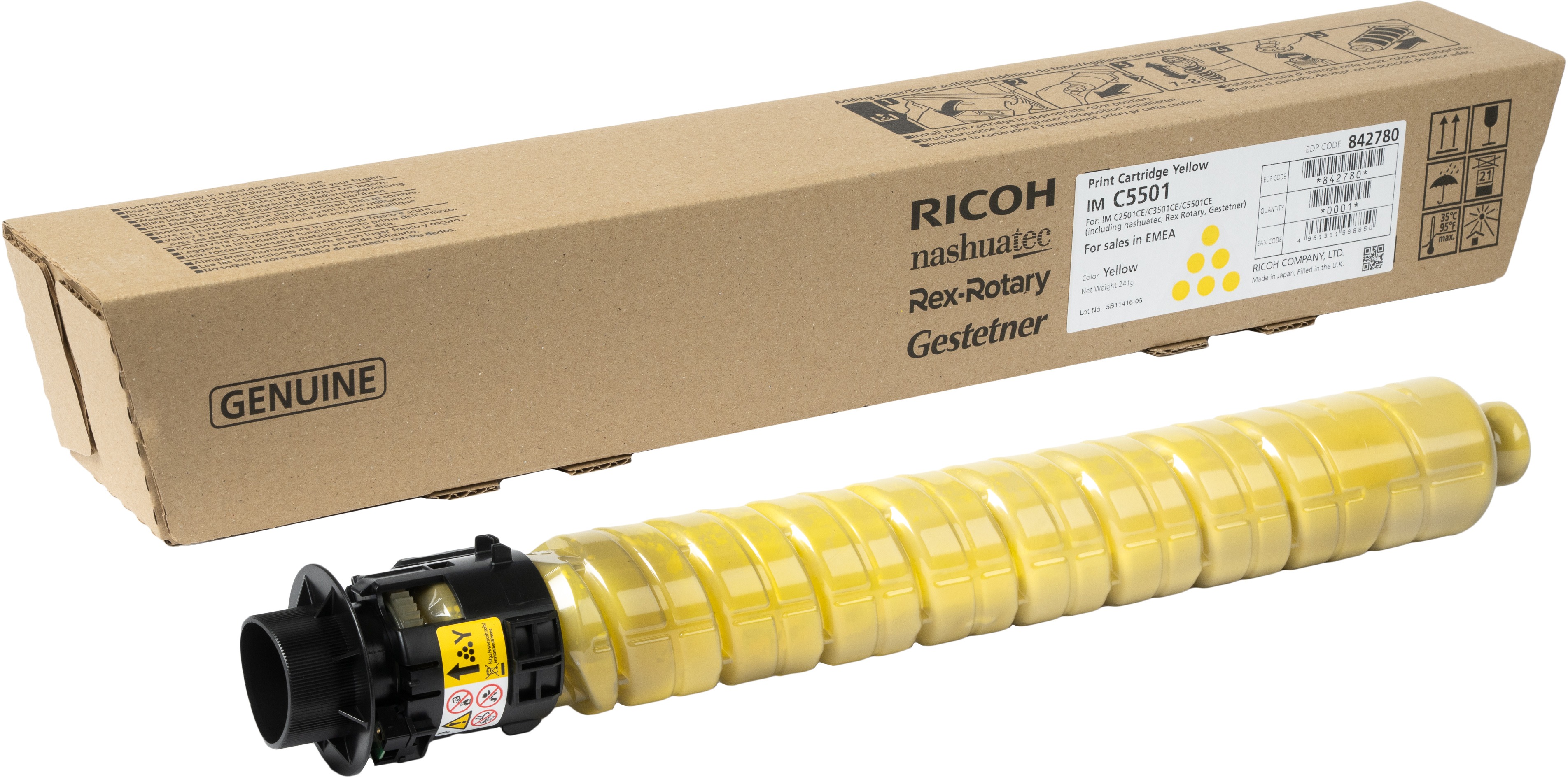 Ricoh IM C5501 žlutý