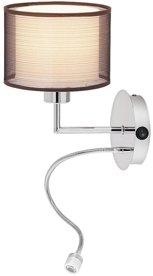 Rabalux - Nástěnné svítidlo E27/60W + LED/1W