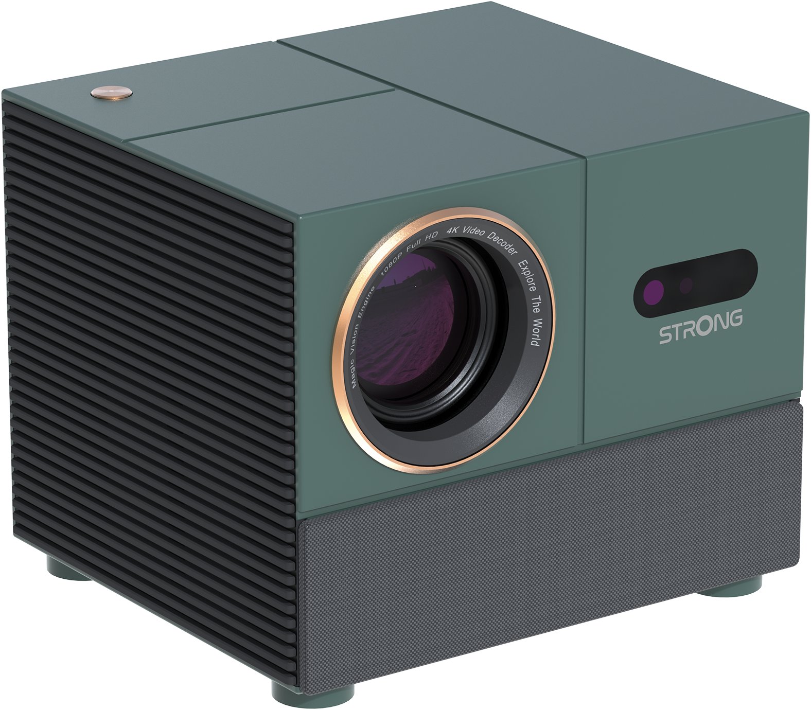 Projektor STRONG MIRA 1 s moderním designem a technickými parametry.