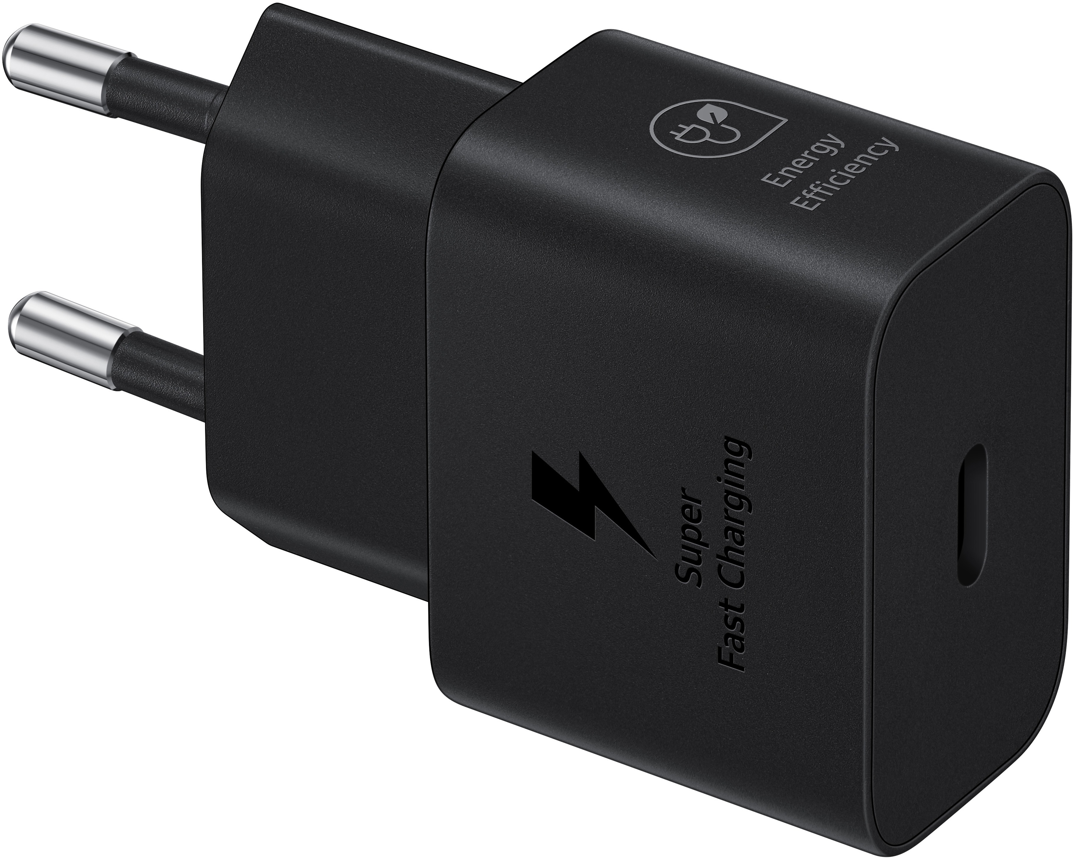 Samsung nabíjecí adaptér USB-C  černý, bez kabelu v balení