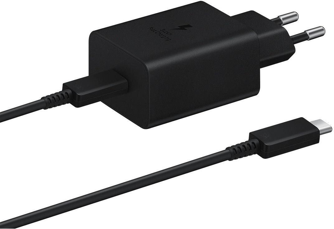 Samsung cestovní nabíječka 15W + USB-C/USB-C datový kabel Black