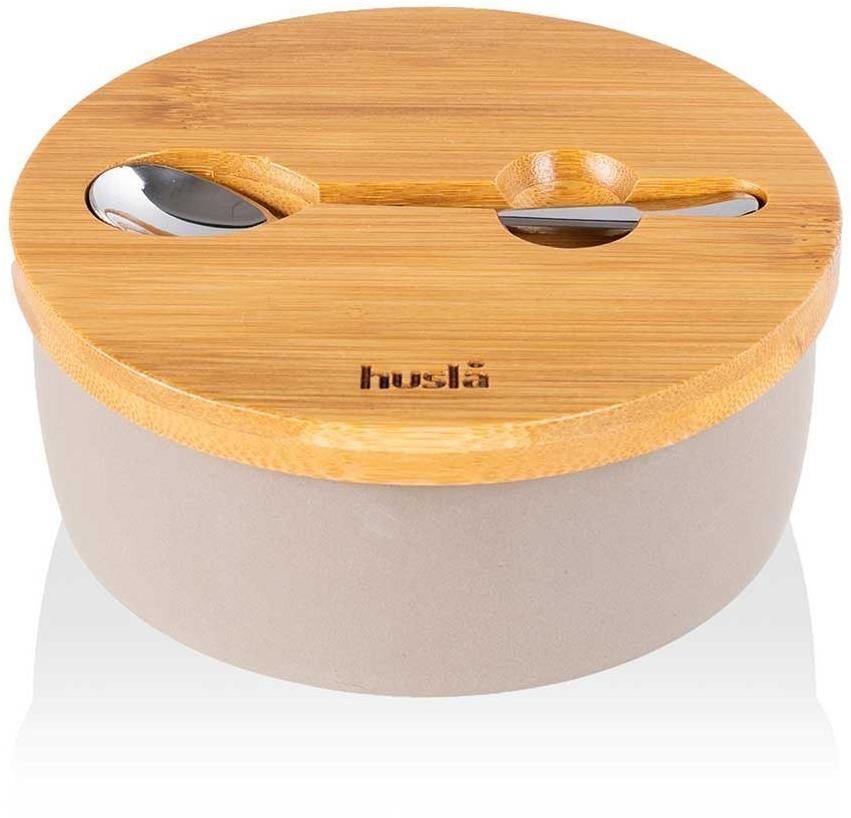 Keramická cukřenka se lžičkou Hygge