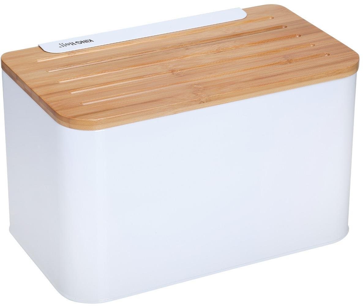 Chlebník s deskou White Kh-1072