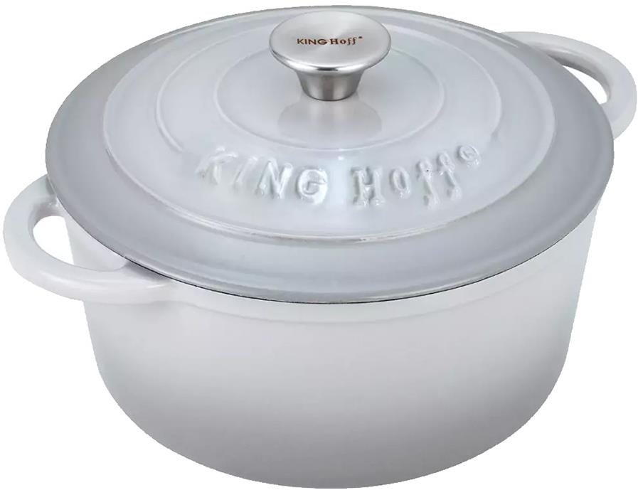Smaltovaný litinový hrnec 21 cm Kinghoff Kh-1520