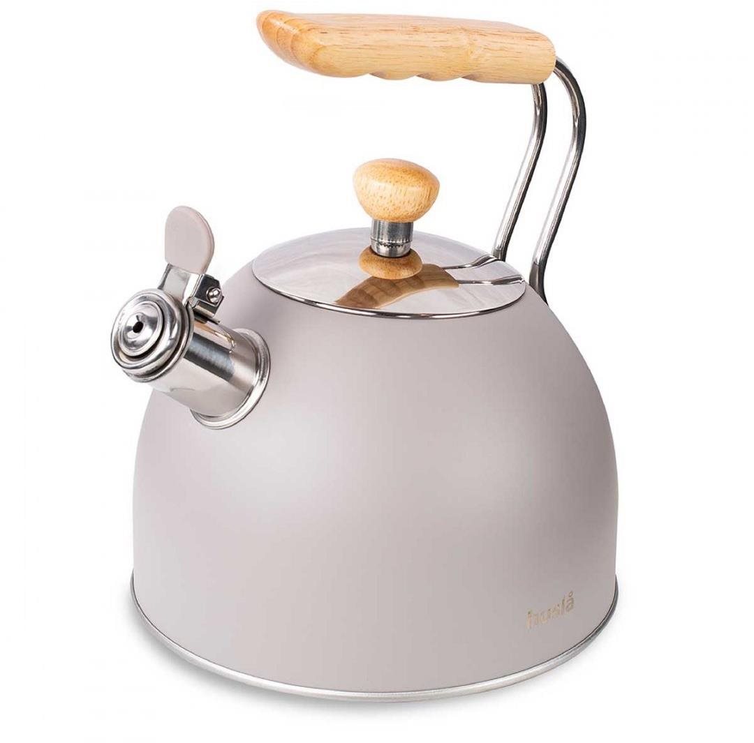 Rychlovarná konvice s píšťalkou 2,5 l Husla Grey 73907
