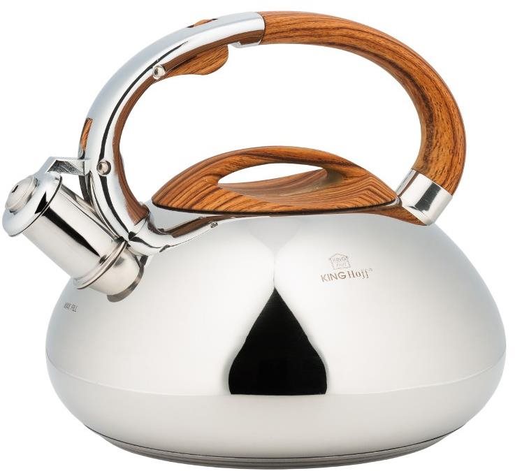 Ocelová konvice 3,0 l s píšťalkou Kh-3274