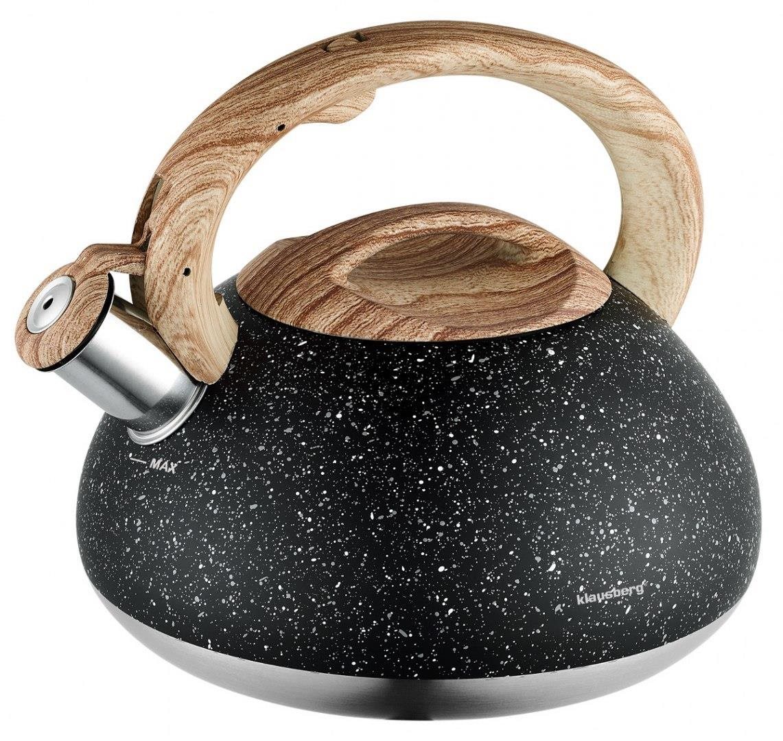 Konvice s píšťalkou 2,7 l Kb-7282 Granit Wood