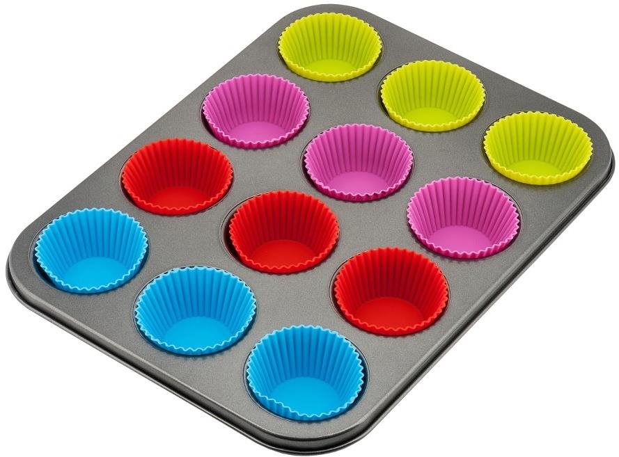 Forma na muffiny se silikonovými vložkami Kinghoff Kh-4188