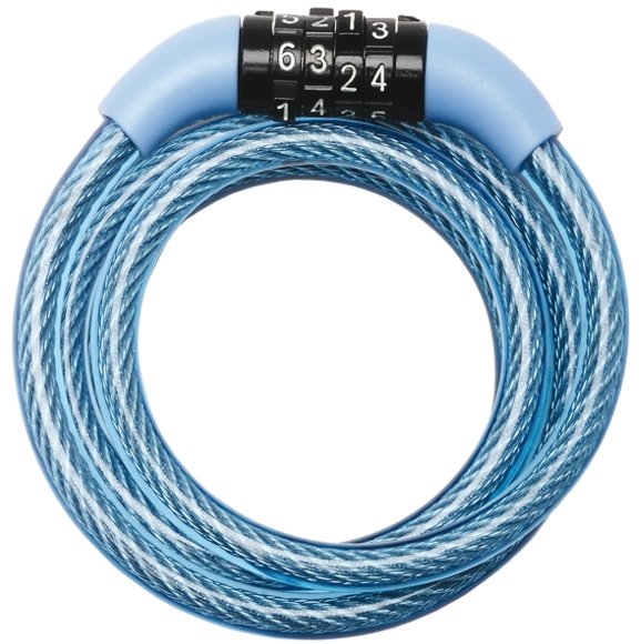 Master Lock Spirálový kombinační zámek na kolo 8143EURDPROCOL, 1,2 m modrý