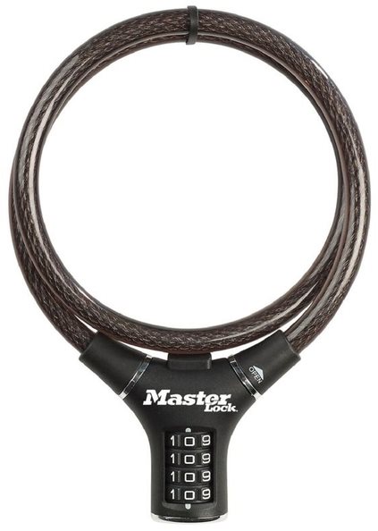 MasterLock 8229EURDPRO Ocelové kombinační lanko na kolo - 0,9m