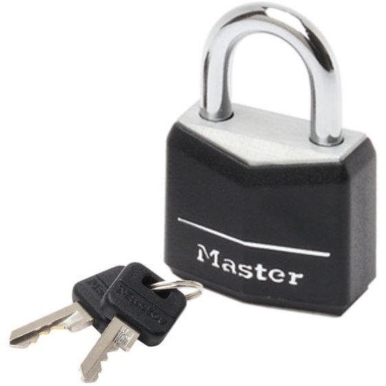 MasterLock 9140EURDBLK Visací zámek z pevného hliníku