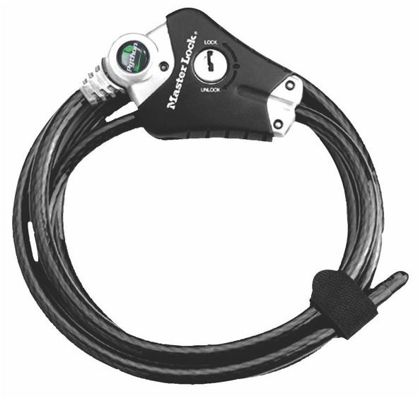 MasterLock Python 8428EURDPRO Zkracovací lanový zámek - 10mm