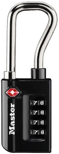 MasterLock TSA 4696EURDBLK Visací kombinační zámek pro zavazadla