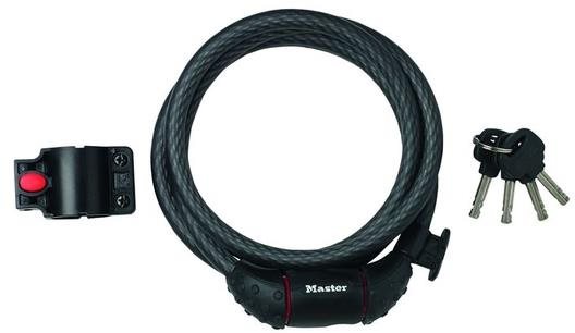 Master Lock Ocelové lanko na kolo 8121EURDPRO - 1,8m