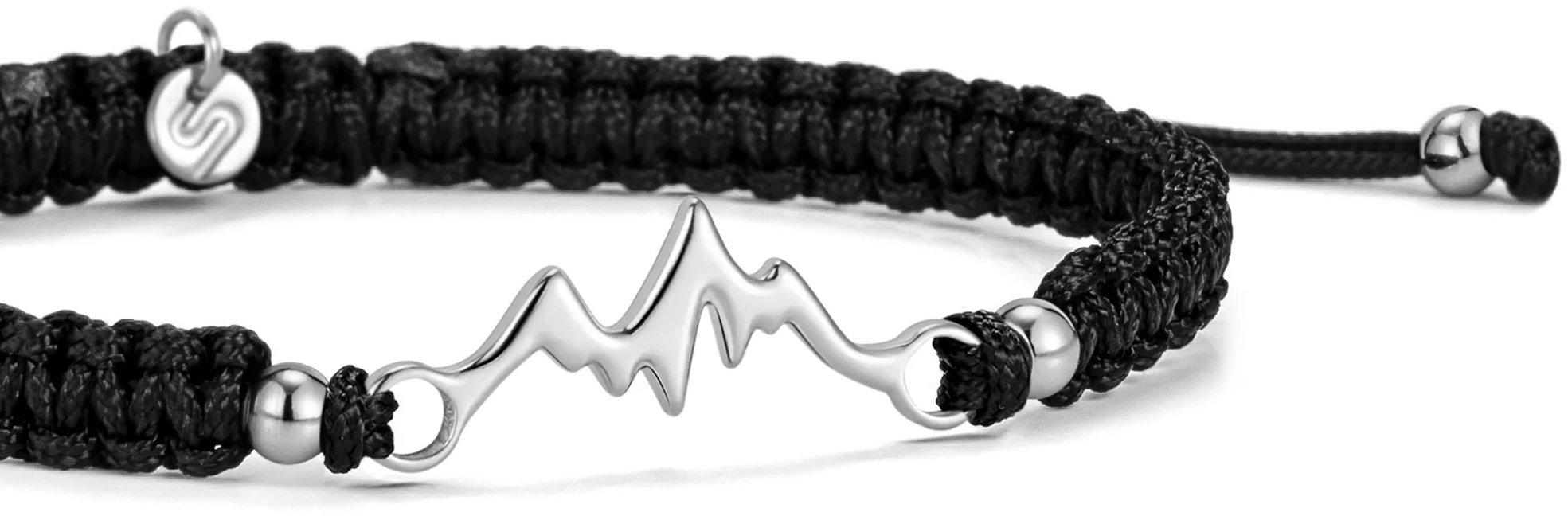 Sailbrace Braided Bracelet Silver Mountain