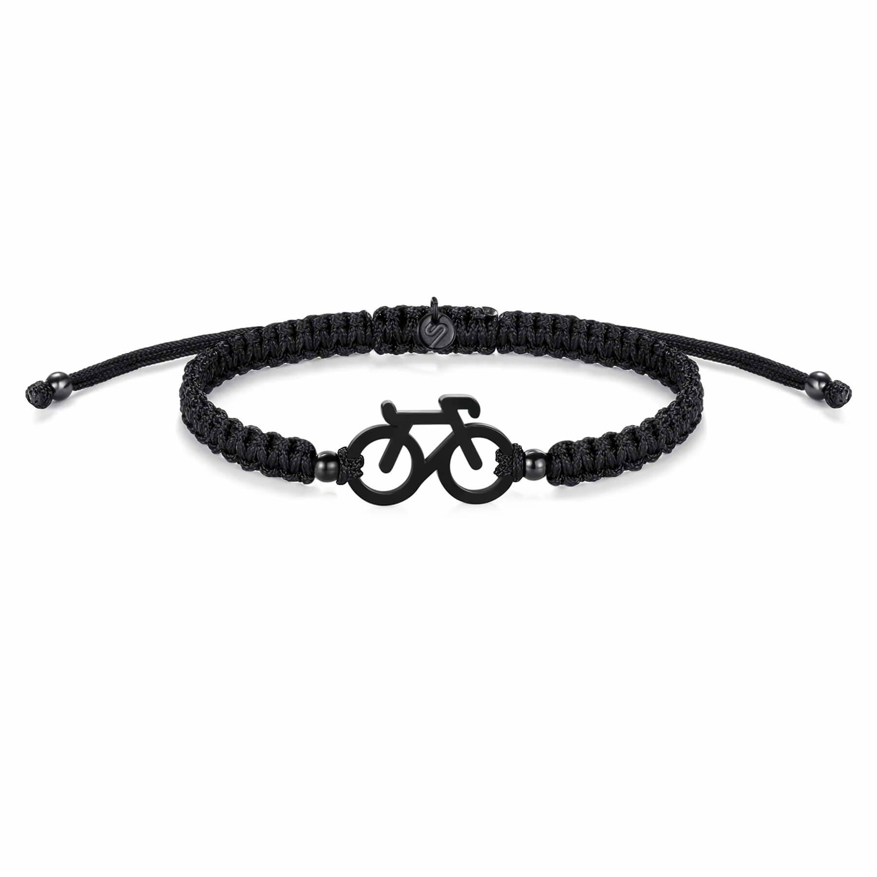 Sailbrace Bike braided bracelet, black