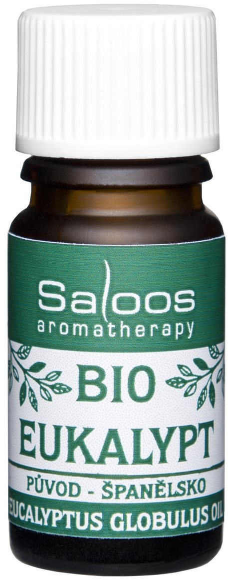 Saloos 100% BIO přírodní esenciální olej Eukalyptus 5 ml