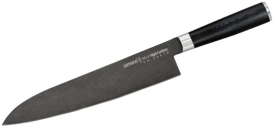 Samura MO-V Stonewash Šéfkuchařský nůž GRAND 24 cm (SM-0087B)