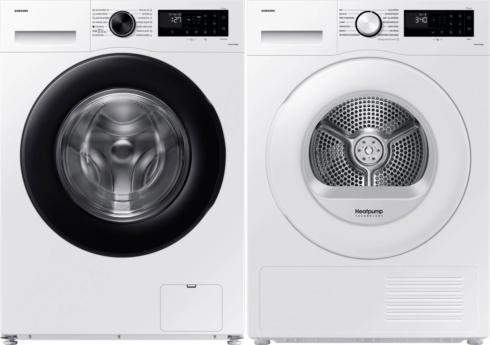 SAMSUNG WW11DG5B25AELE + SAMSUNG DV90DG52A0TELE