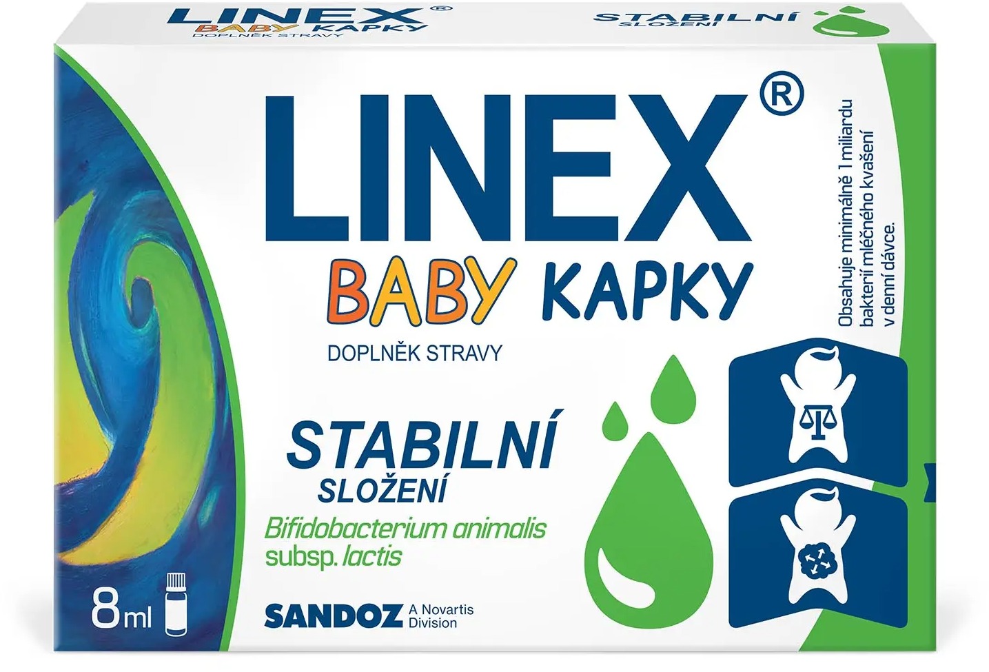 LINEX Baby kapky, 8 ml