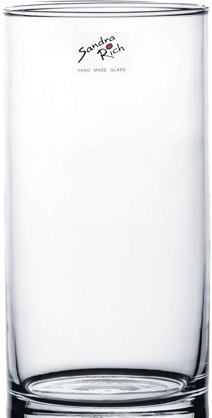Sandra Rich Cyli Váza skleněná 20 cm, průměr 10 cm
