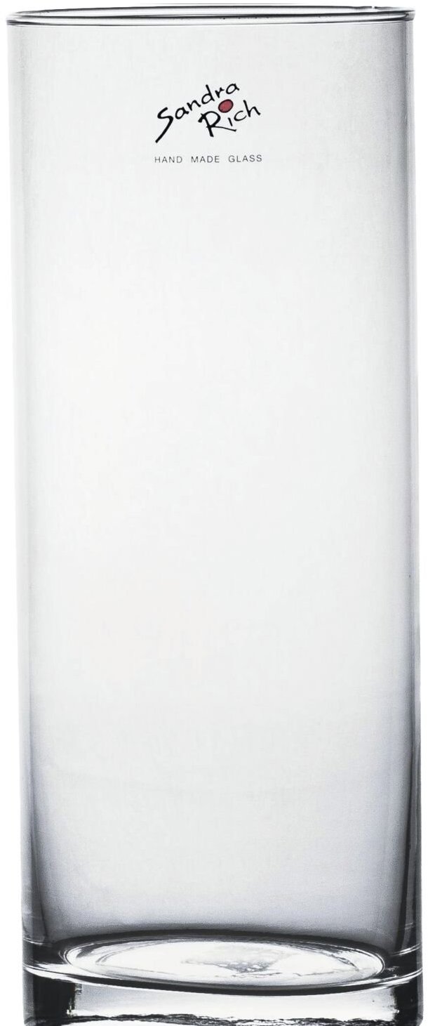 Sandra Rich Cyli Váza skleněná 25 cm, průměr 10 cm
