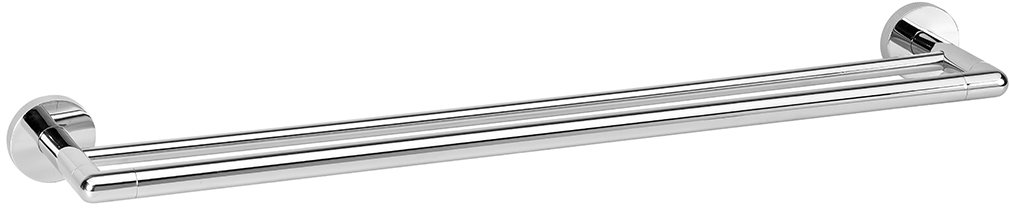 SAPHO Larissa Držák ručníků dvojitý 600 × 122 mm, chrom WS011
