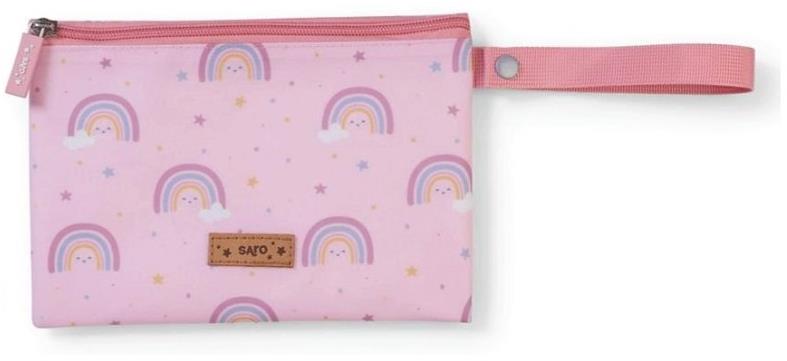 Saro Baby Lunch Bag Pink Rainbow