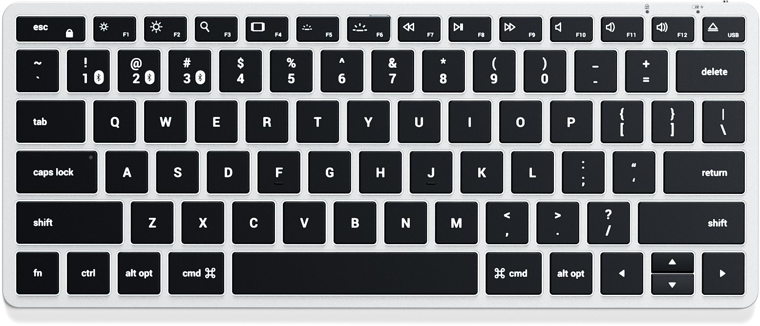 Satechi Slim X1 Bluetooth Keyboard Silver - US