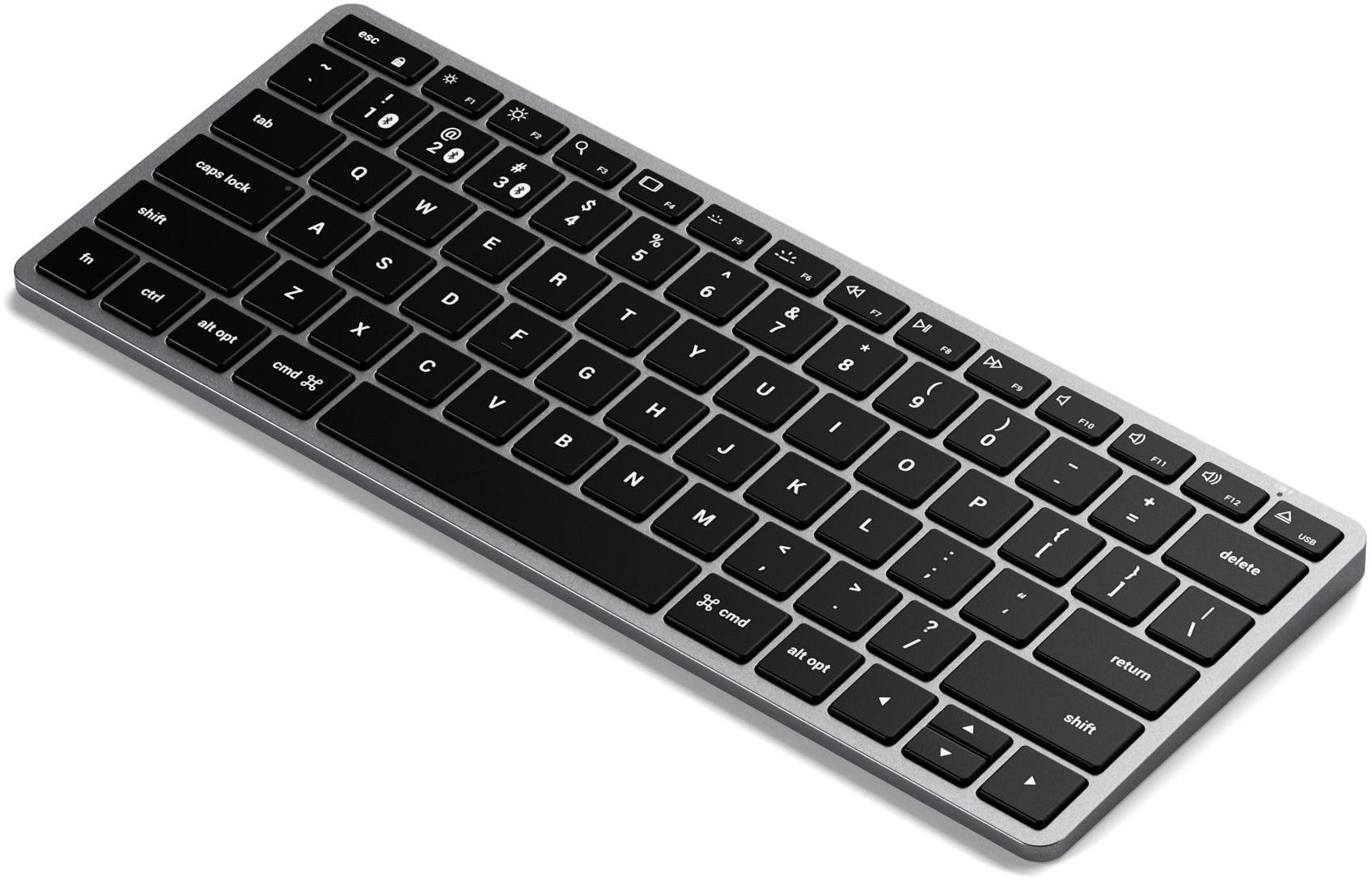 Satechi Slim X1 Bluetooth BACKLIT Wireless Keyboard - Space Grey - US