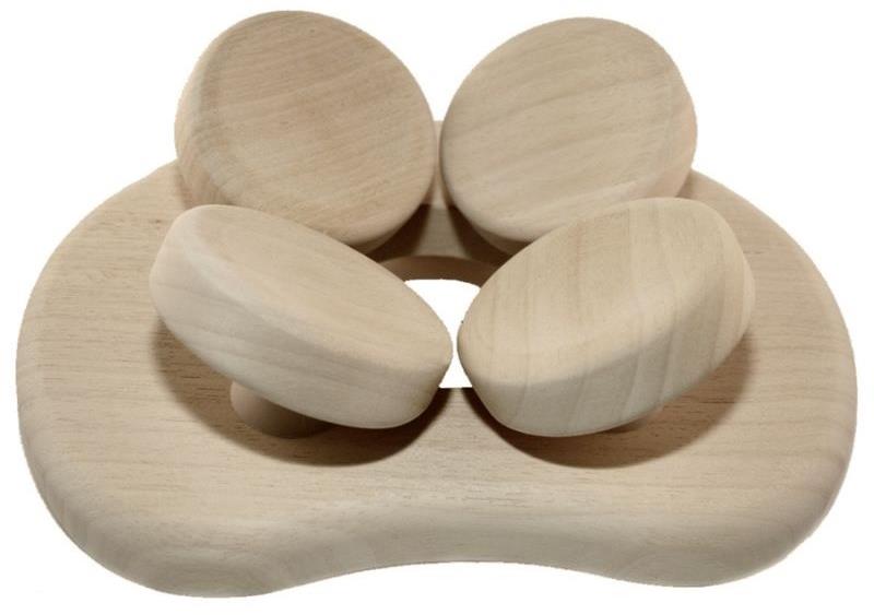 SENTIOTEC Podhlavník do sauny, dřevěný, ergonomický