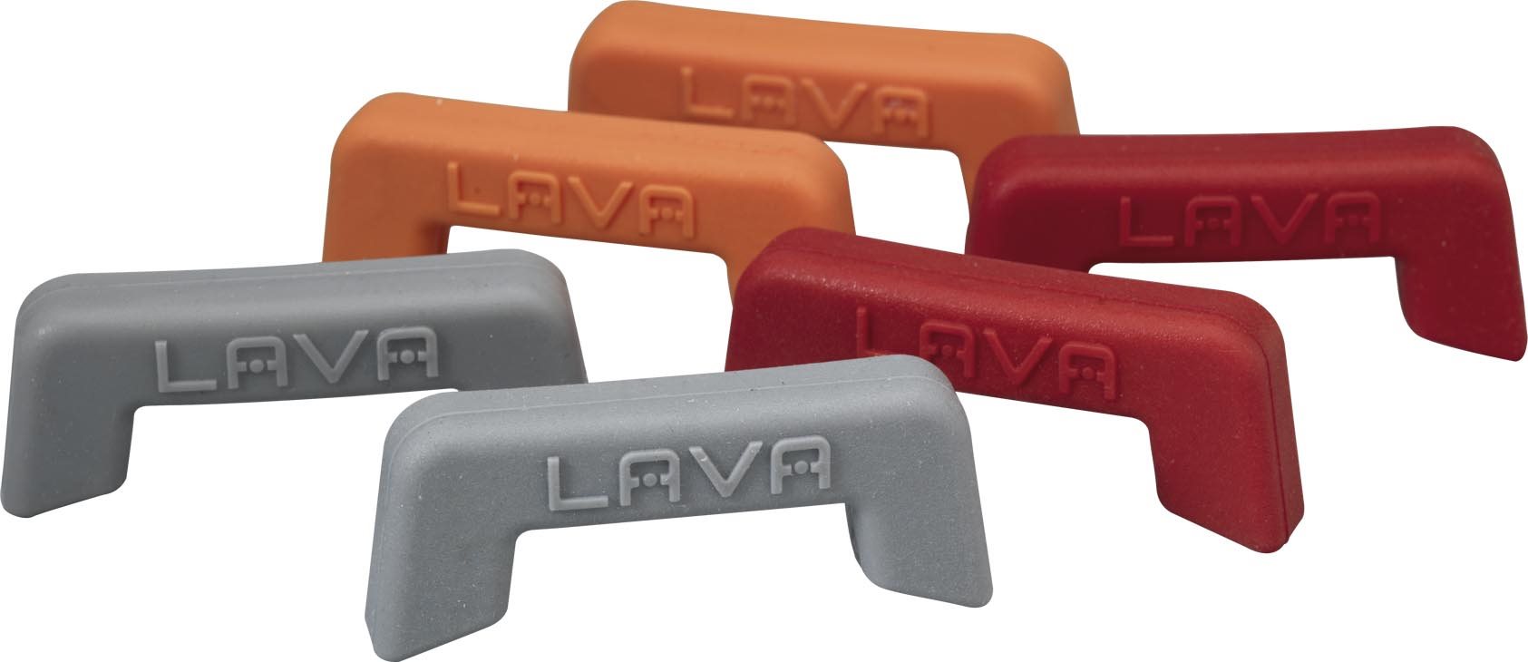 LAVA METAL Silikonové úchyty oranžové - sada 2 ks