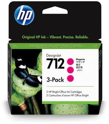 HP 3ED78A č. 712 purpurová multipack