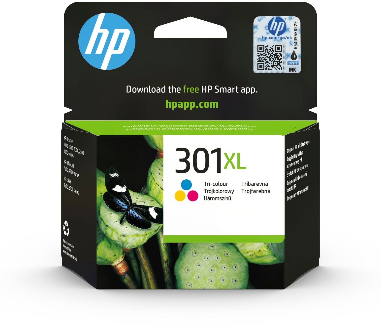 HP CH564EE č. 301XL barevná