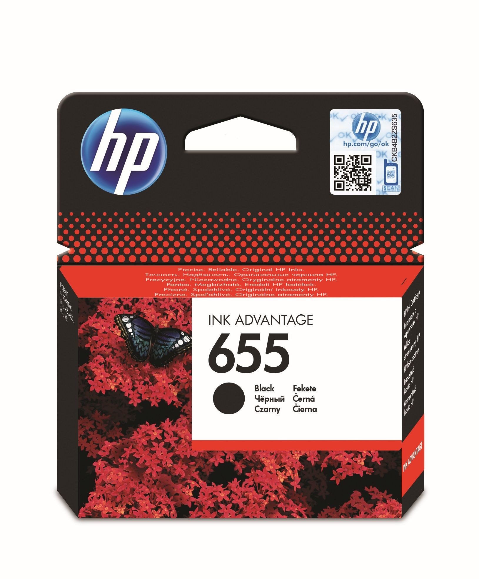 HP CZ109AE č. 655 černá