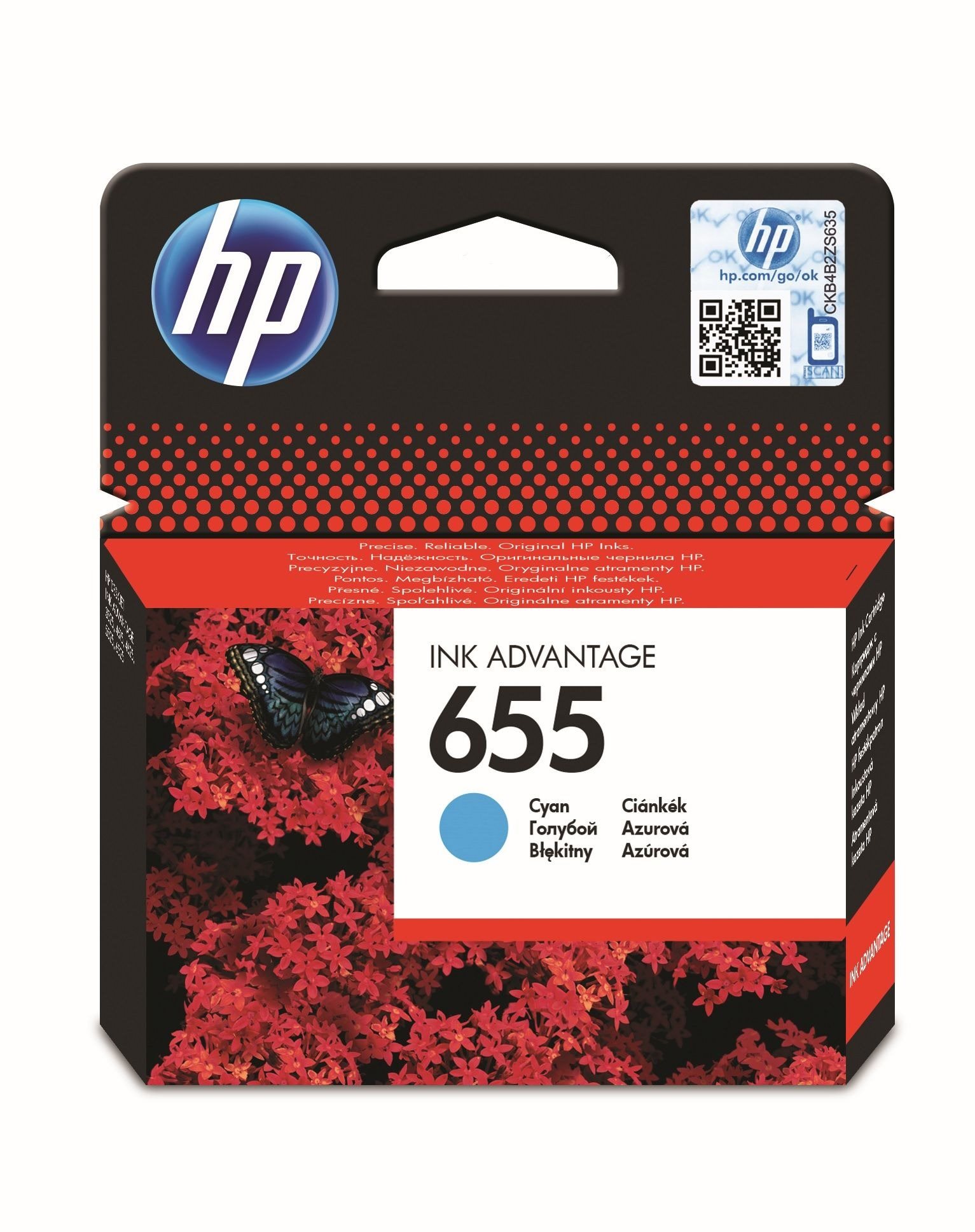 HP CZ110AE č. 655 azurová