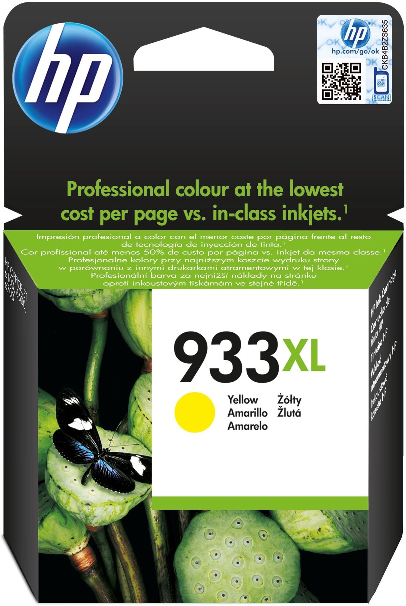 HP CN056AE č. 933XL žlutá