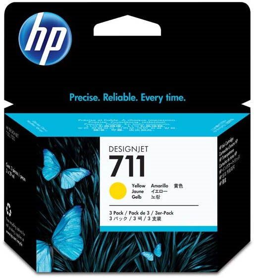 HP CZ136A č. 711 žlutá